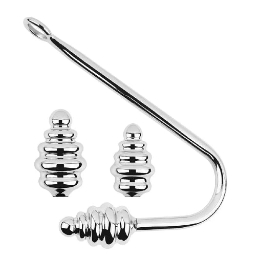 Screw-in Set 8826 Anal GreatBenefit Ribbed Hook 0922